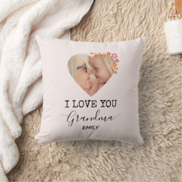 I Love You Grandma | Personalized Photo Pillow Kudde