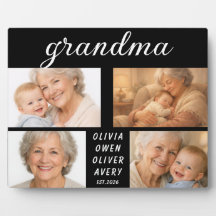 I Love You Grandma Photo Plaque | Grandparents Day