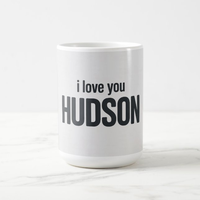 I Love You Hudson Kaffemugg (Center)