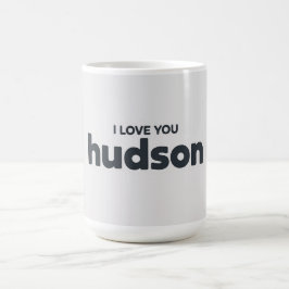 I Love You Hudson Kaffemugg