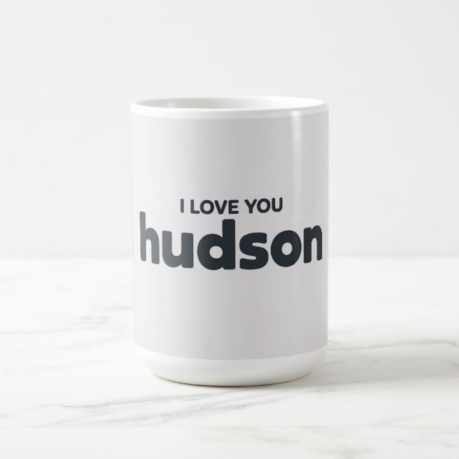I Love You Hudson Kaffemugg (Center)