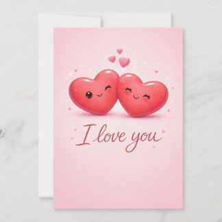 I love you!  julkort