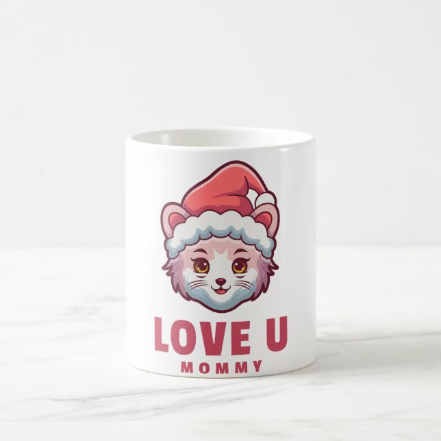 I love you mommy cat kaffemugg (Center)