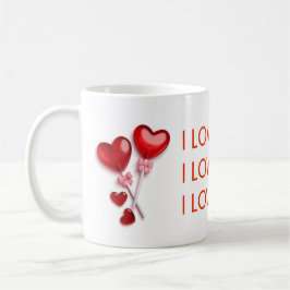 I Love You Mug – Romantic Valentine's Day Gift Kaffemugg