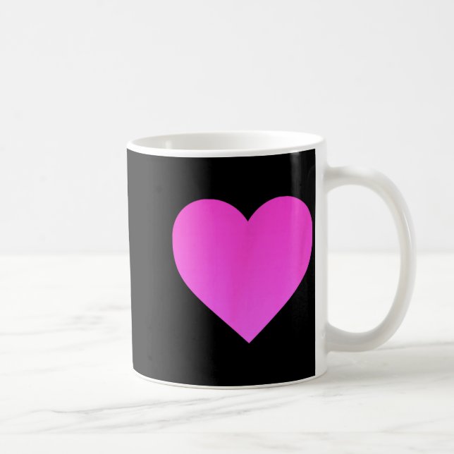 I Love You Nk Purple Heart Valentines Day Emotico  Kaffemugg (Höger)