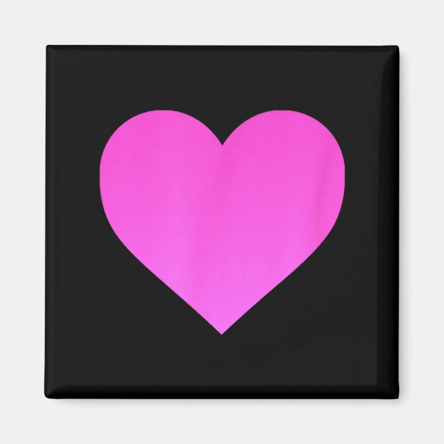 I Love You Nk Purple Heart Valentines Day Emotico  Magnet (Framsidan)