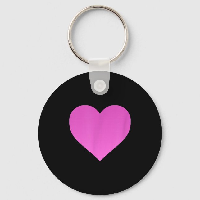 I Love You Nk Purple Heart Valentine's Day Emotico Nyckelring (Framsida)