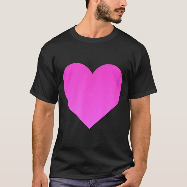 I Love You Nk Purple Heart Valentines Day Emotico  T Shirt (Framsida)