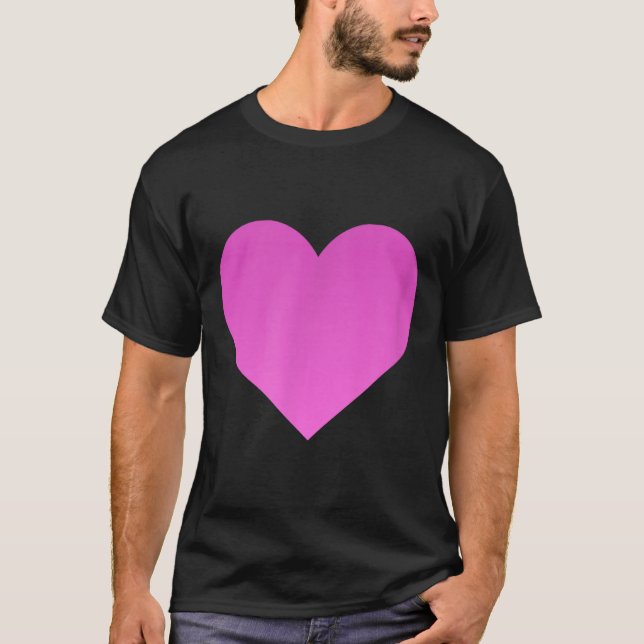 I Love You Nk Purple Heart Valentine's Day Emotico T Shirt (Framsida)