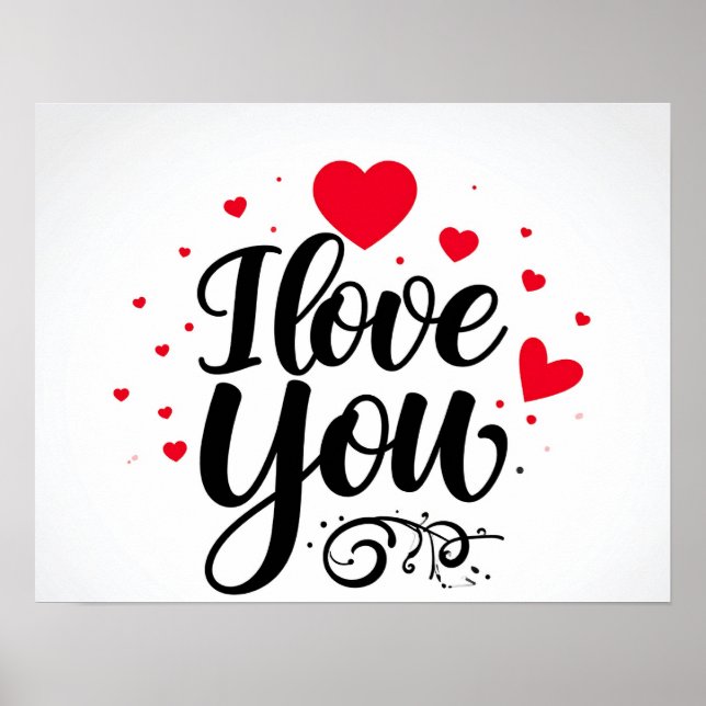 i love you poster (Framsidan)