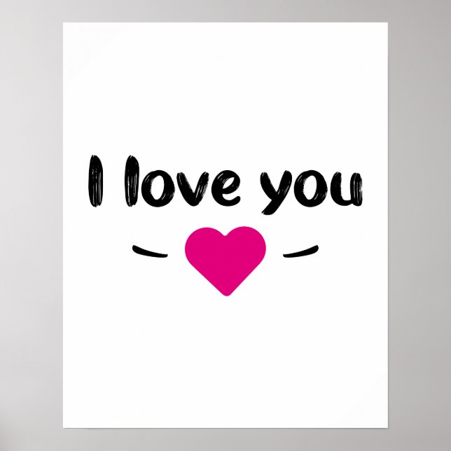 I love you poster (Framsidan)