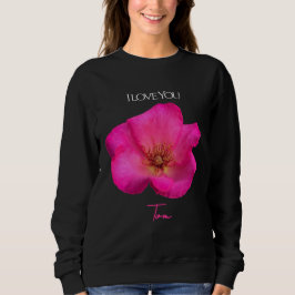 I Love You - Rose -Valentines Personalized   T Shirt