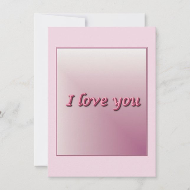 I love you. spara datumet (Framsida)