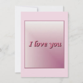 I love you. spara datumet