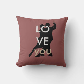 i love you tango kudde