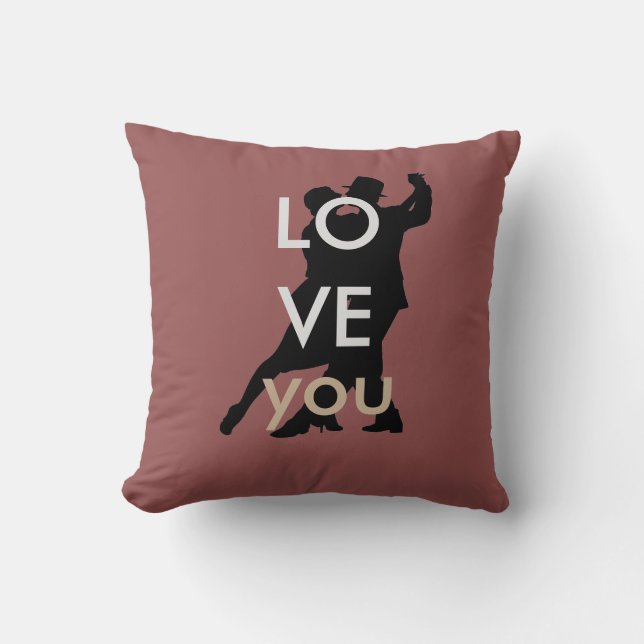i love you tango kudde (Framsida)