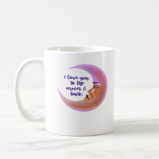 I Love You To The Moon And Back Timeless Love Styl Kaffemugg