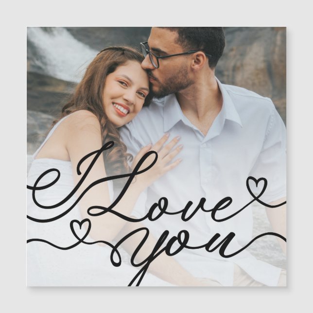  I Love You Valentine’s Day Photo Card (Framsida)