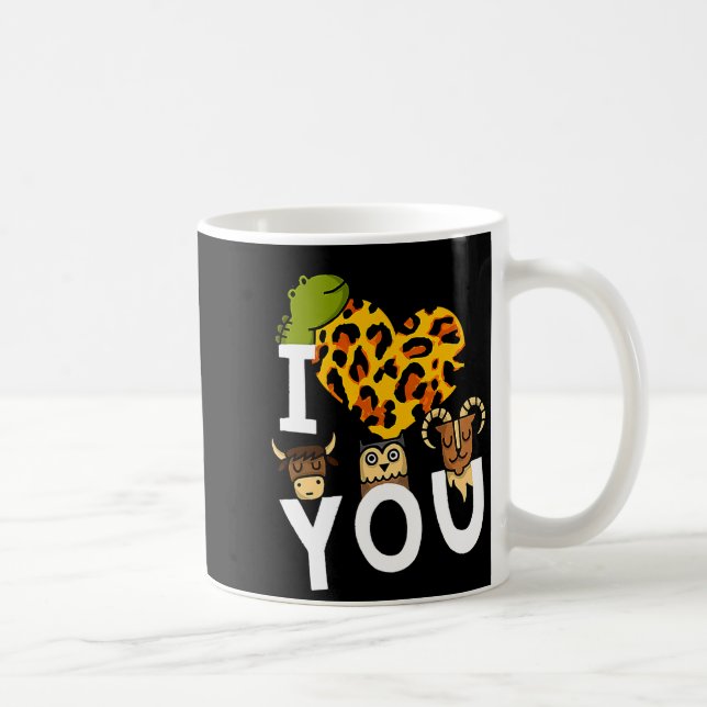 I Love You Valentines Day Romance For  Kaffemugg (Höger)