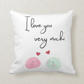 I love you very mochi kudde