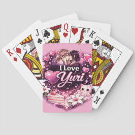 I Love Yuri | Kawaii Girls’ Love Anime Aesthetic  Casinokort