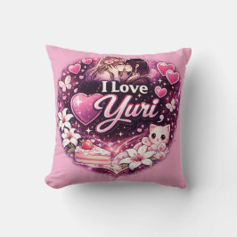 I Love Yuri | Kawaii Girls’ Love Anime Aesthetic  Kudde