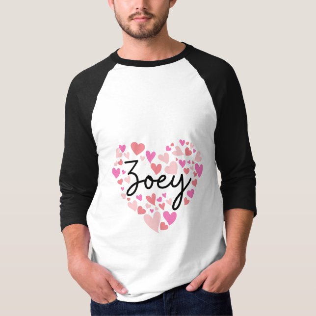 I love Zoey T Shirt (Framsida)
