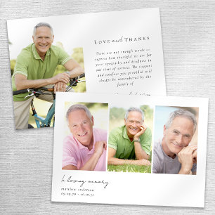 I Lovin Memory Många Photo Sympathy Funeral Tack Kort