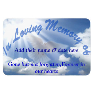 I Loving Memorium of..Premium Flexi Magnet