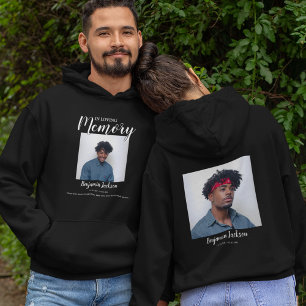 I Loving Memory 2 Fotokollage Memorial-Huva Hoodie