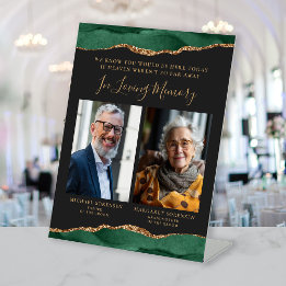 I Loving Memory 2 Photo Grönt Mörk Bröllop