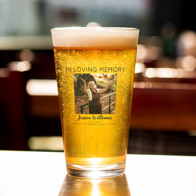 I Loving Memory | 5 Fotokollage | Memorial Glaskopp (Skapare uppladdad)