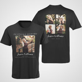 I Loving Memory | 5 Fotokollage | Memorial T Shirt