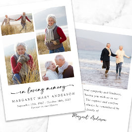 I Loving Memory 5 Photos Funeral Sympathy Tack Kort