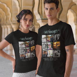 I Loving Memory 9Photo Collage Memorial Tribute T Shirt