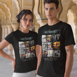 I Loving Memory 9Photo Collage Memorial Tribute T Shirt