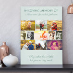 I Loving Memory Anpassningsbar 11 Photo Collage Gr Canvastryck<br><div class="desc">I Loving Memory Photo Collage på en lång, omsluten arbetsyta som du kan anpassa med foton av dina nära och kära. Ordalydelsen är fullt redigerbar och lyder för närvarande "i det kärleksfulla minnet av Nana och Grandad [efternamn]" överst och "de bad om så lite men gav så mycket" i grund....</div>
