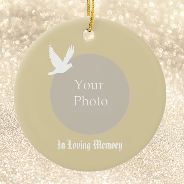 I Loving Memory Dove Memorial jul Ornament (Skapare uppladdad)