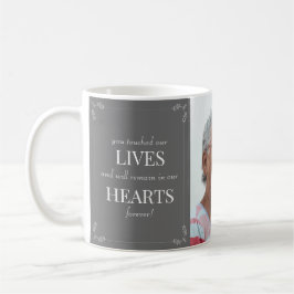 I Loving Memory Elegant Tribute Funeral Grått Coff Kaffemugg