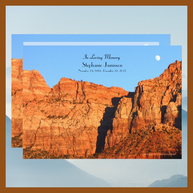 I Loving Memory Firande of Life-inbjudan Inbjudningar (Skapare uppladdad)