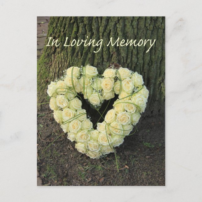 I Loving Memory/Firande of Life Investigation Meddelande Vykort (Framsida)