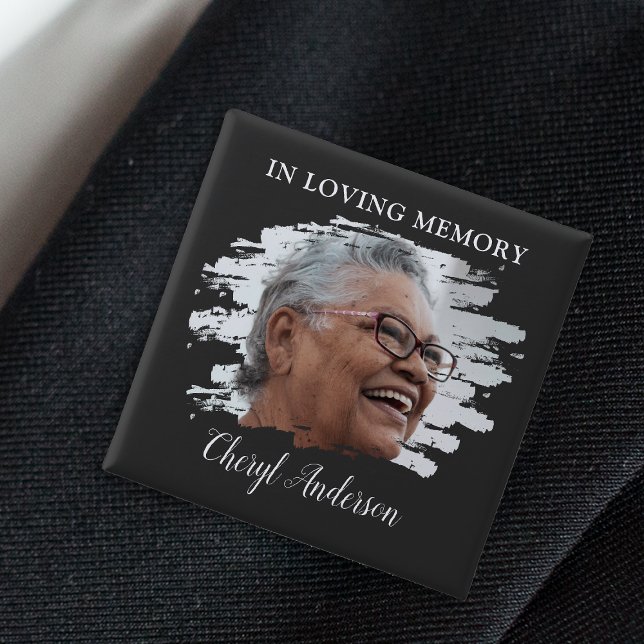 I Loving Memory | Foto Memorial T-Shirt Knapp (Skapare uppladdad)