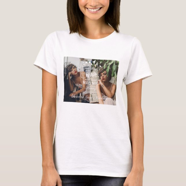 I Loving Memory | Fotobegravningsminne T Shirt (Framsida)