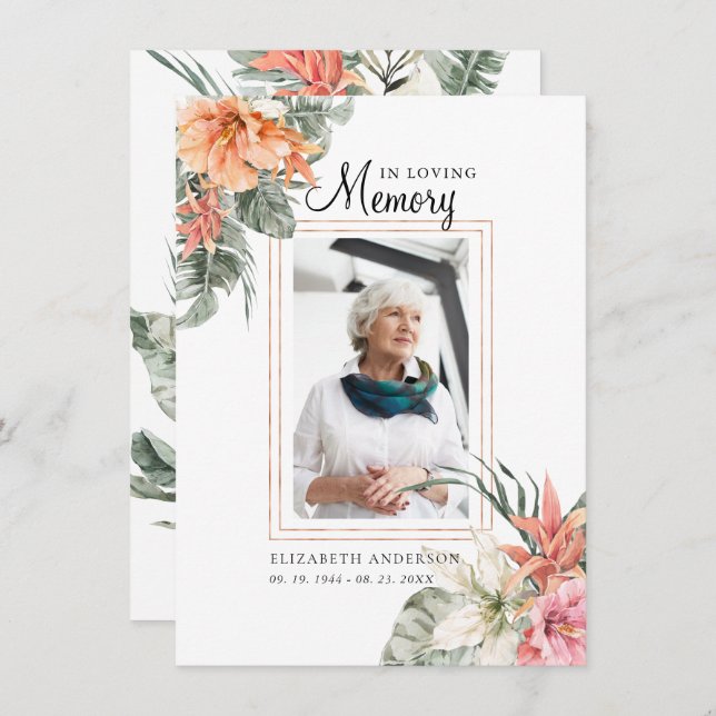 I Loving Memory | Fotofunktionellt parkeringskort (Fram/baksida)