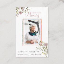 I Loving Memory | Fotofunktionellt parkeringskort Visitkort