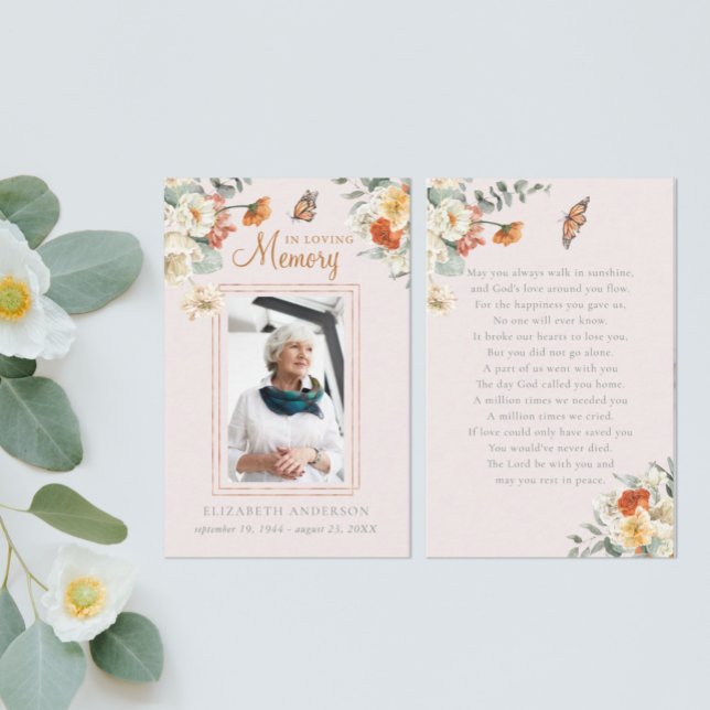 I Loving Memory | Fotofunktionellt parkeringskort Visitkort (Skapare uppladdad)