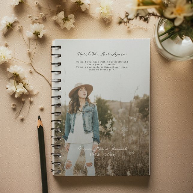 I Loving Memory | Fotominnesgäst Bok Anteckningsbok (Skapare uppladdad)