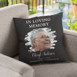 I Loving Memory Fotominnesmärke Kudde