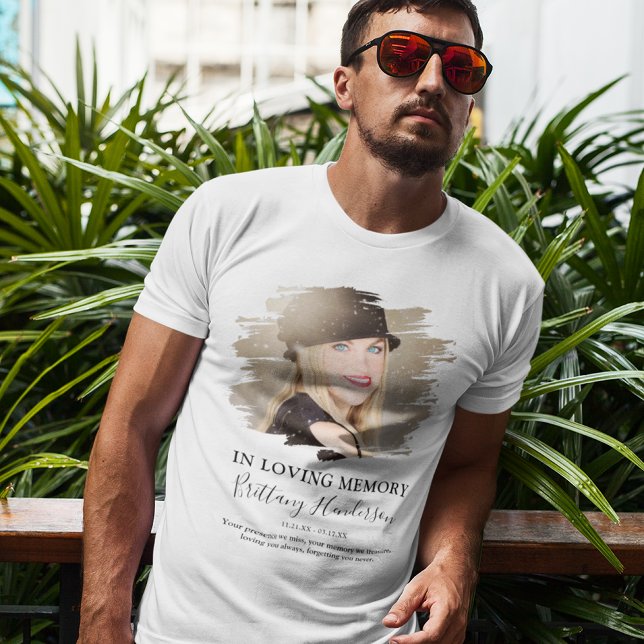 I Loving Memory | Fotominnesmärke T Shirt (Skapare uppladdad)