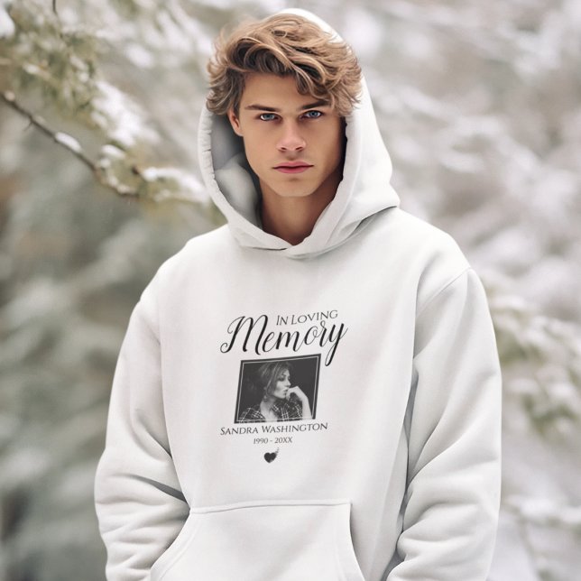 I Loving Memory | Fotominnestjänst Hoodie (Skapare uppladdad)